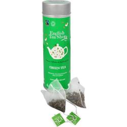 English tea shop Czysta organiczna zielona herbata 15 piramidek w puszce