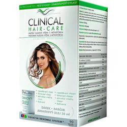 Clinical Pielęgnacja Włosów 90 Kapsułek + Olej Arganowy 20 Ml