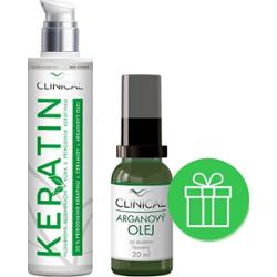 Clinical Zabieg keratynowy 100 ml + olejek arganowy 20 ml