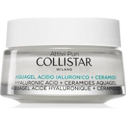 Collistar Attivi Puri Hyaluronic Acid + Ceramides Aquagel nawilżający krem-żel z efektem rozjaśniającym z kwasem hialuronowym 50 ml