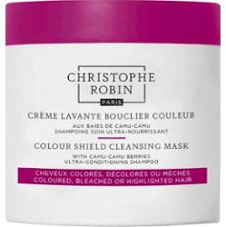 Christophe Robin - Krem Myjący Z Ochroną Koloru - Ultraodżywczy Szampon Pielęgnujący - Colour Shield Cleansing Pielęgnacja Twarzy 250ml - Dla Kobiet