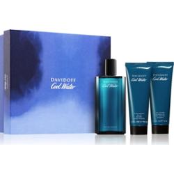 Davidoff Zestaw upominkowy Cool Water United Men EDT 125 ml Balsam po goleniu 75 ml Żel pod prysznic Zimna woda i zimna woda 75 ml - 125 ml