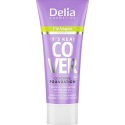 Delia Cosmetics It's Real Cover Cover Foundation Color 202 Beige 30 ml