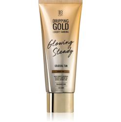 Dripping Gold Samoopalający krem Glowing Steady zapewniający stopniową opaleniznę Średnio-ciemny 200 ml
