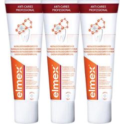 Elmex Anti-Caries Professional pasty do zębów chroniąca przed próchnicą 3x75 ml