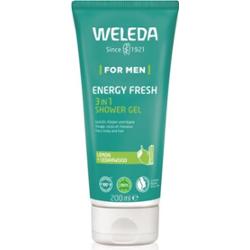 Weleda Energy Fresh 3in1 oczyszczający żel 3w1 do włosów i ciała dla mężczyzn 200 ml