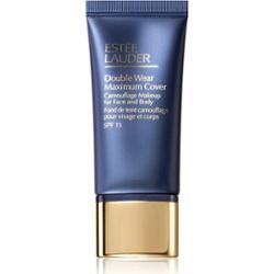 Estée Lauder Double Wear Maximum Cover Makijaż kamuflażowy do twarzy i ciała Spf 15 Podkład kryjący do twarzy i ciała Kolor 6W1 Drzewo sandałowe 30 ml