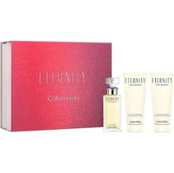 Calvin klein Eternity - woda perfumowana 100 ml + balsam do ciała 100 ml + woda perfumowana 10 ml