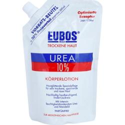 Eubos Sucha skóra Mocznik 10% nawilżające mleczko do ciała do skóry suchej przeciw swędzeniu uzupełnienie 400 ml
