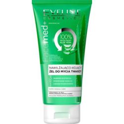 Eveline FaceMed+ 100% Aloe Vera Moisturising And Soothing Facial Wash Gel oczyszczający żel do twarzy o działaniu nawilżającym 150 ml