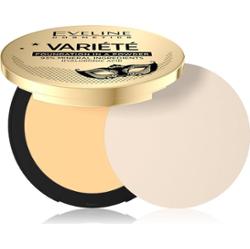 Eveline Cosmetics Variété Mineralny puder kompaktowy z aplikatorem Kolor 03 Jasna Wanilia 8 G