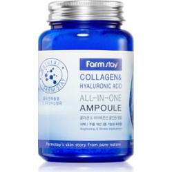 FARMSTAY - Collagen ampoule, Ampułka z kwasem hialuronowym i kolagenem, 250ml