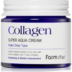 FARMSTAY - COLLAGEN Super Aqua Cream, 80ml - nawilżający krem do twarzy Water Drop