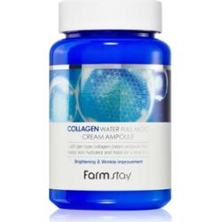 FARMSTAY - Collagen Water Full Moist Cream Ampoule, 250 ml - kolagenowa ampułka do twarzy