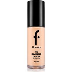 flormar Podkład rozświetlający HD Invisible Cover SPF 30 kolor 040 Light Ivory 30 ml