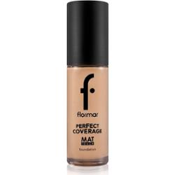flormar Perfect Coverage Mat Touch Foundation podkład matujący do skóry tłustej i mieszanej odcień 301 Soft Beige 30 ml