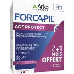 Arkopharma Forcapil Age Protect Białe i matowe włosy 90 tabletek