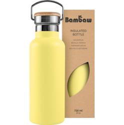 Bambaw Termos ze stali nierdzewnej 750 ml żółty zestaw