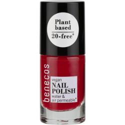 Benecos Szczęśliwy lakier do paznokci Vintage Red (5 ml)