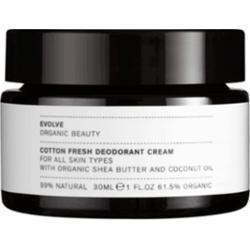 Evolve organic beauty Bawełna Fresh Dezodorant w kremie 30 ml