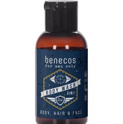 Benecos Tylko dla mężczyzn Żel pod prysznic 3w1 50 ml