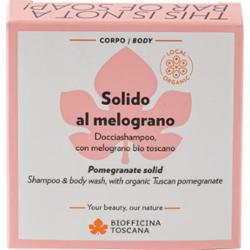 Biofficina toscana Stały Szampon Pod Prysznic z Granatem 80 g