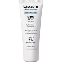 Gamarde - Aktywne nawilżenie - Bogaty krem - Nawilża i łagodzi - ORGANICZNY 40 ml
