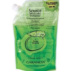 Garancia Enchanted Micellar Source Płyn micelarny do demakijażu skóry wrażliwej na wodę Soft Almond eko WKŁAD 400ML