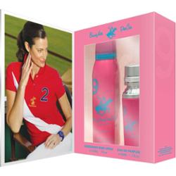 Zestaw prezentowy Beverly Hills Polo Club: 1982 - Sport 9, woda perfumowana, dla kobiet, 50 ml + 1982 - Sport 9, antyperspirant, dezodorant w sprayu,