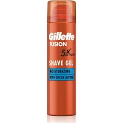 Gillette Fusion5 Żel do golenia z masłem kakaowym dla mężczyzn 200 ml