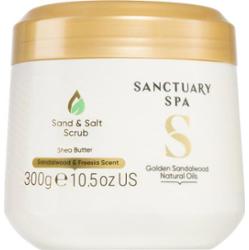 Sanctuary Spa Golden Sandalwood Natural Oils Salt and Sand Scrub 300 g