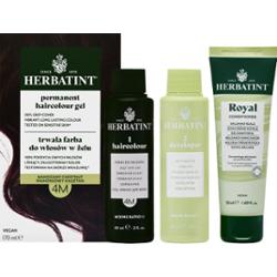 Herbatint Permanent Haircolour Gel – trwała, ziołowa farba do włosów w żelu, 170ml 4M | Mahoniowy Kasztan