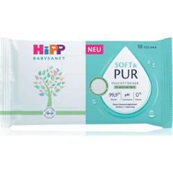 Hipp Chusteczki nawilżane Soft & Pur dla niemowląt 10 sztuk