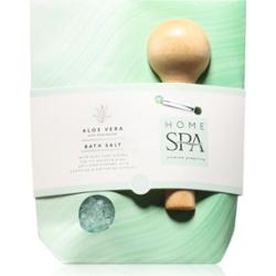 Accentra Zestaw prezentowy Home Spa do kąpieli dla kobiet sól do kąpieli i drewniana łyżka