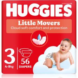 Huggies Little Movers Ultra Comfort pielucha jednorazowa Jumbo 4 - 9 kg 56 sztuk
