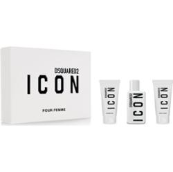 Dsquared2 Icon Zestaw prezentowy dla kobiet Woda perfumowana 50 ml + Żel pod prysznic perfumowany 50 ml + Mleczko do ciała perfumowane 50 ml
