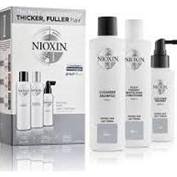 Nioxin System 1 – Zestaw – Kuracja do włosów naturalnych z lekkim wypadaniem 3 szt