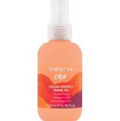 Inebrya Color Perfect Shine - olejek rozświetlający do włosów farbowanych, 150ml