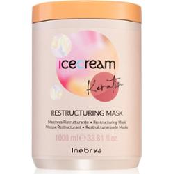 Inebrya Ice Cream Keratin Restructuring Mask maska wzmacniająca z keratyną 1000 ml