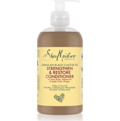 Shea Moisture Jamaican Black Castor Oil Strengthen & Restore odżywka wzmacniająco-odnawiająca szampon do zmęczonych włosów i skóry głowy 384 ml