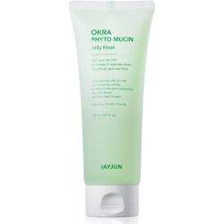 JAYJUN - Okra Phyto Mucin Jelly Mask, 150 ml - żelowa maska do twarzy o działaniu kojącym i łagodzącym