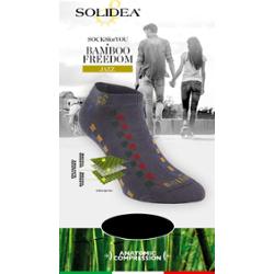 Solidea Skarpetki dla Ciebie Bamboo Freedom Jazz Socks Oddychająca tkanina 2M Biała