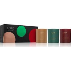 Opakowanie upominkowe na świecę zapachową JOIK Home & Spa Christmas Selection 3×150 g