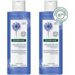 Klorane Jagodowy płyn do demakijażu oczu 2x200ml