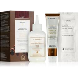 Korres Argan Oil trwała farba do włosów z olejkiem arganowym kolor 66.46 Intensywna Burgundowa Czerwień 50 ml