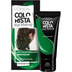 L'Oreal Paris, Colorista Makeup, Półtrwała farba do włosów, #zielony, 30 ml