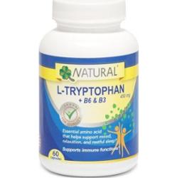 Natural sk L-tryptofan 450 mg 60 kapsułek