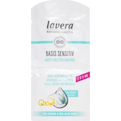 Lavera Basis Sensitiv Q10 maska przeciwzmarszczkowa i ujędrniająca do twarzy z koenzymem Q10 2x5 ml