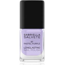 Gabriella Salvete Longlasting Enamel długotrwały lakier do paznokci z wysokim połyskiem odcień 87 Pastel Purple 11 ml