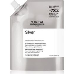 L'Oréal Professionnel Silver Eco-refill Wybielający szampon do włosów siwych i białych 500ml